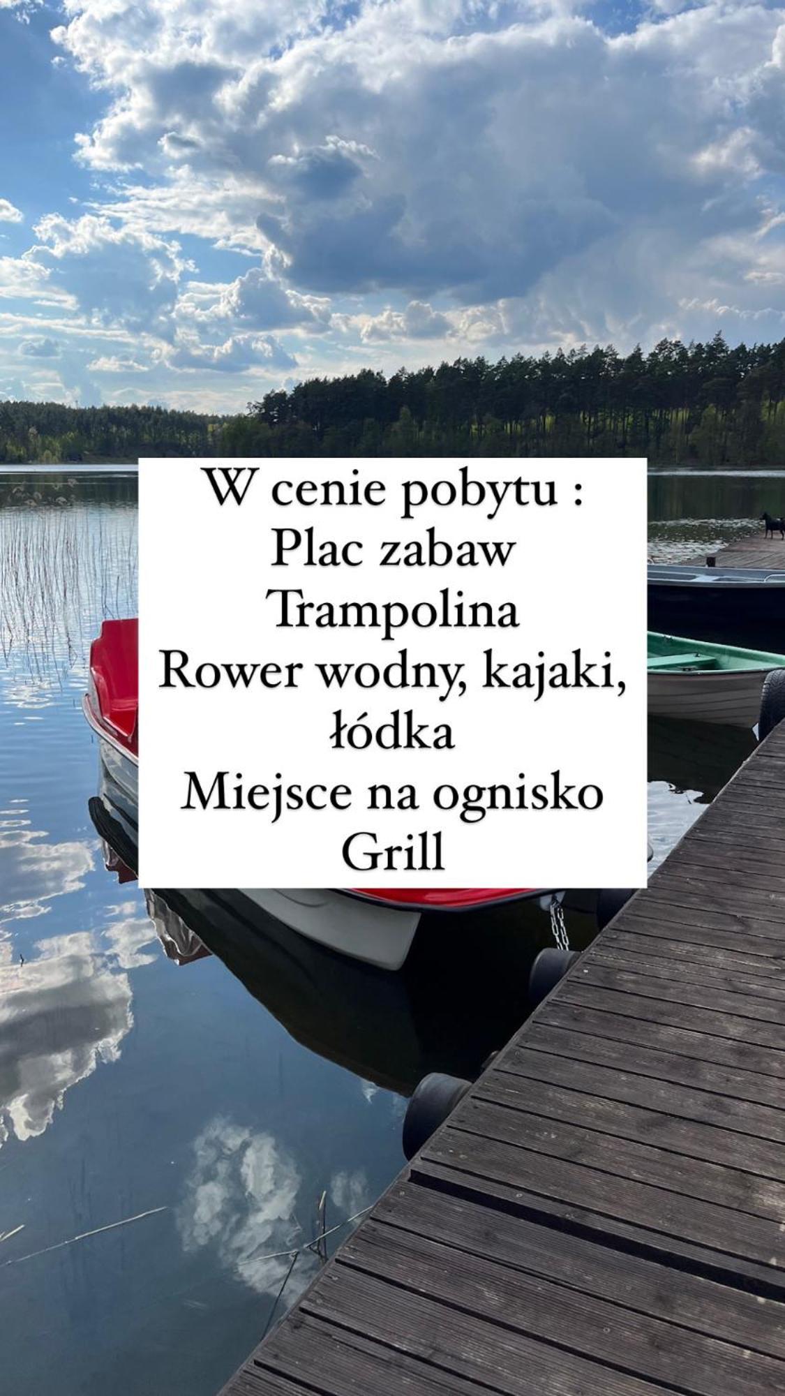 Domki Letniskowe Nad Jeziorem Kazub Cieciorka エクステリア 写真